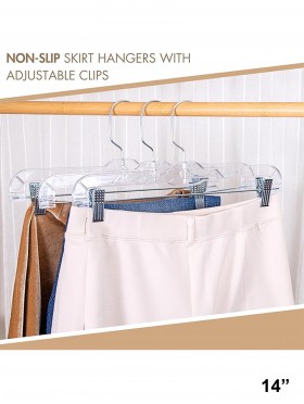 Stackable Plastic Trousers Hanger (6 Pcs)